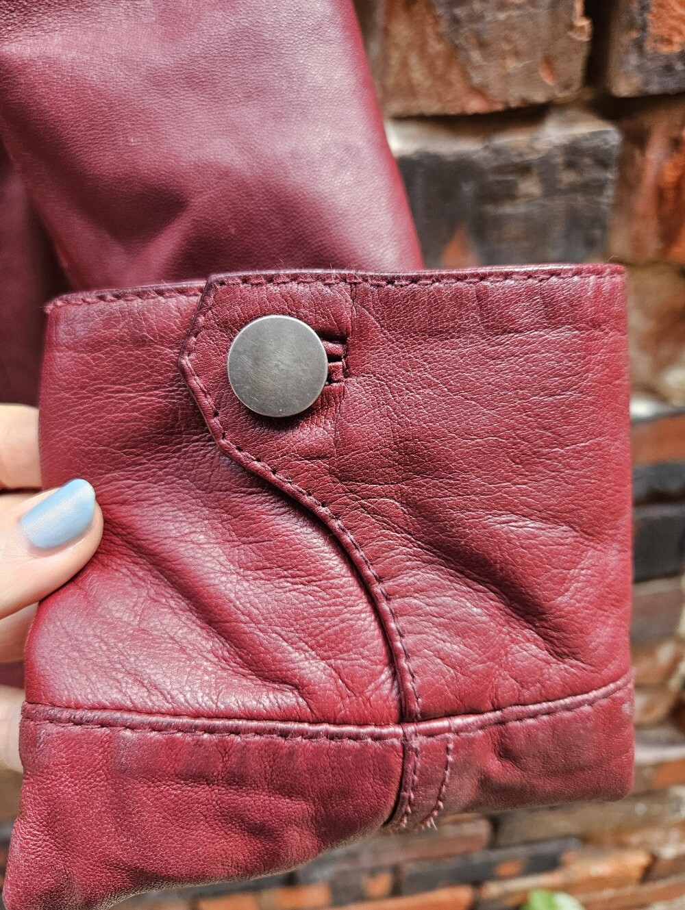 Black Rivet Leather Jacket - Picture 7 of 16